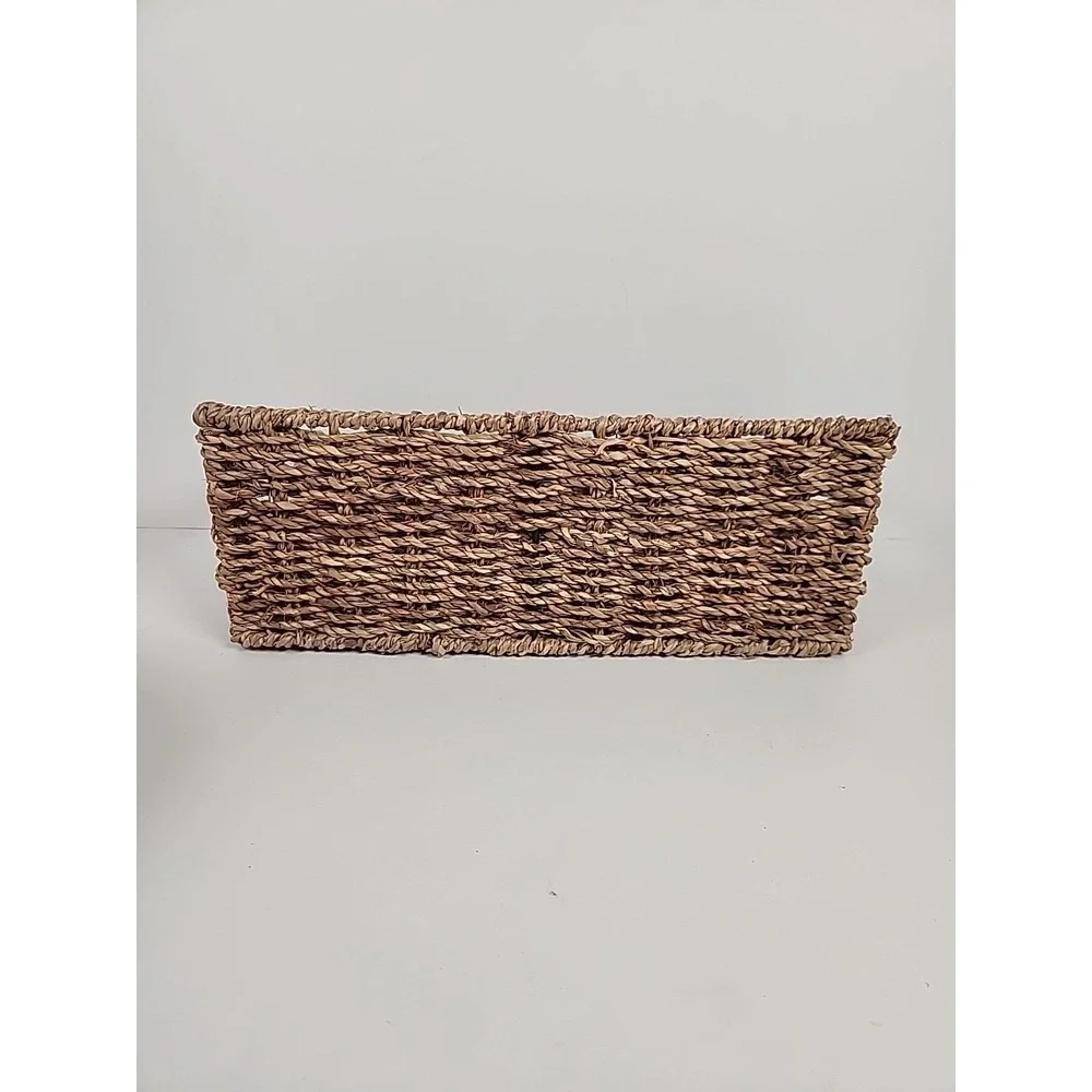 Set of 3 Woven Seagrass Wicker Baskets 5